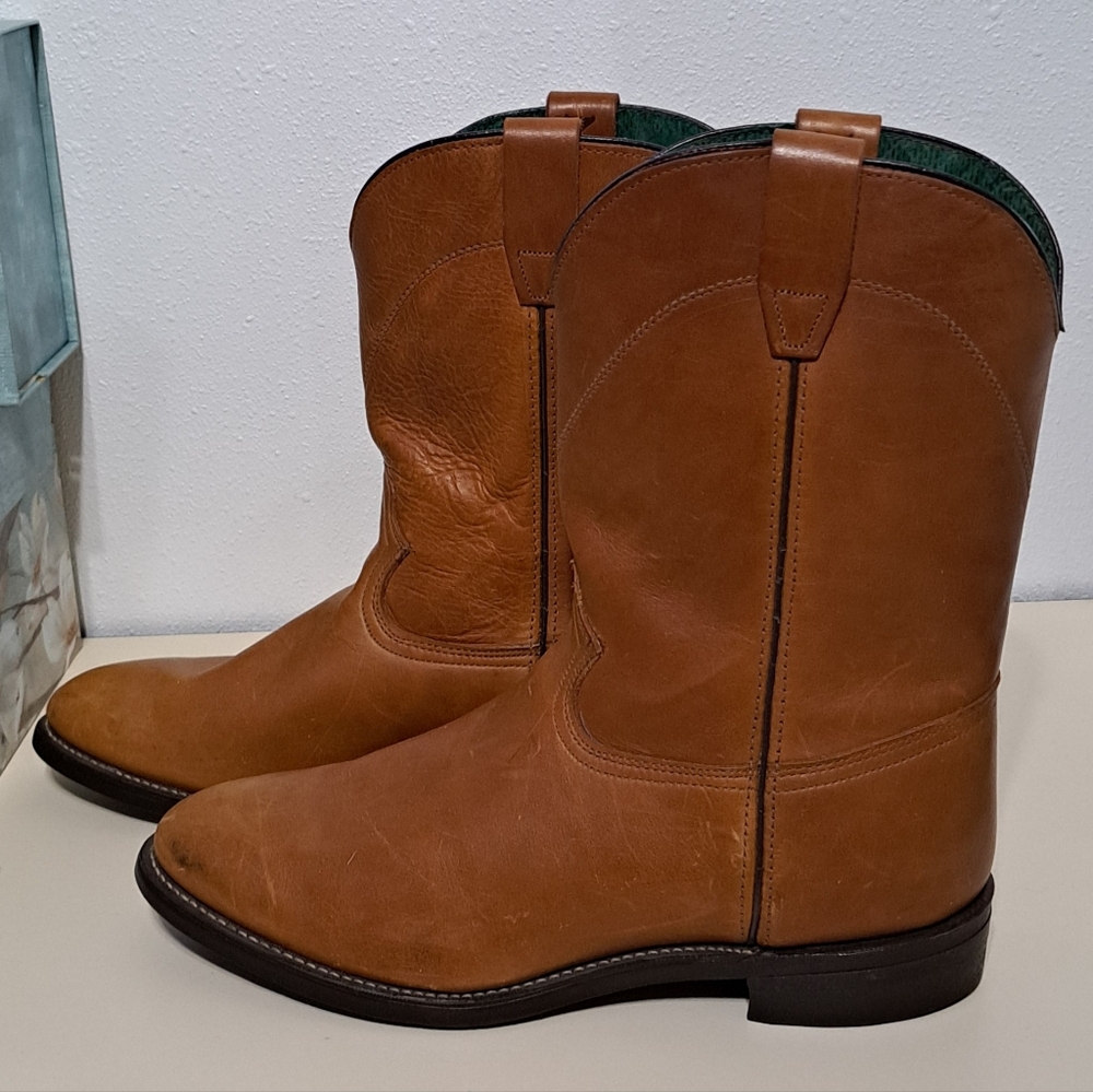 Mens NORTHLAKE Brown Leather Boots Sz. 13 Wide